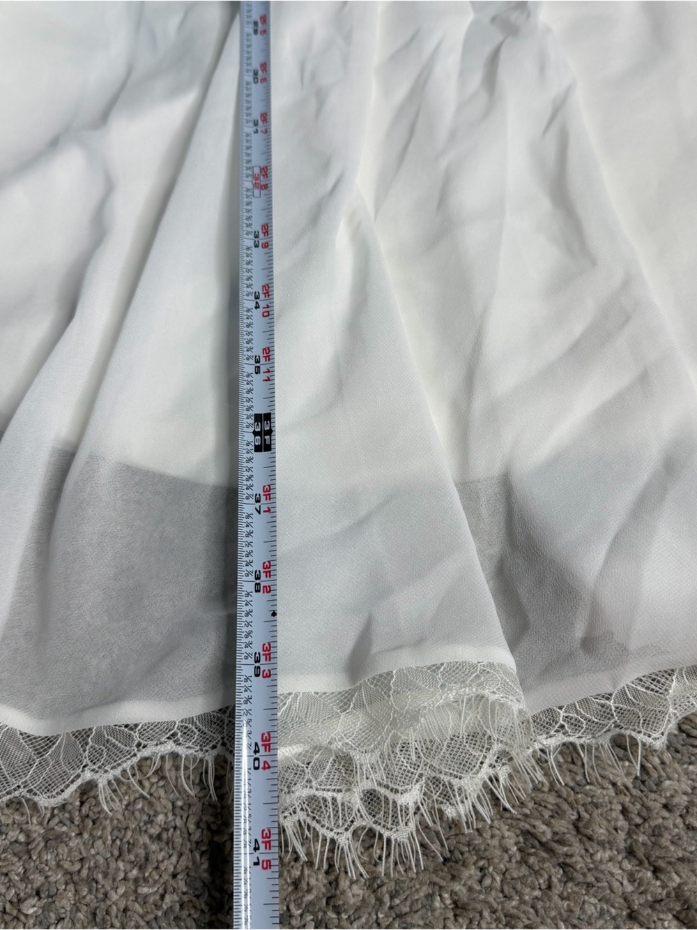 Dress The Population Corey Dress XS White bride bridal shower wedding feminine - Picture 12 of 14